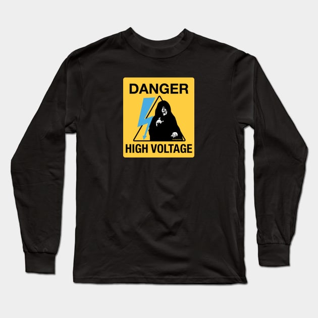 Danger High Voltage Long Sleeve T-Shirt by zacktastic